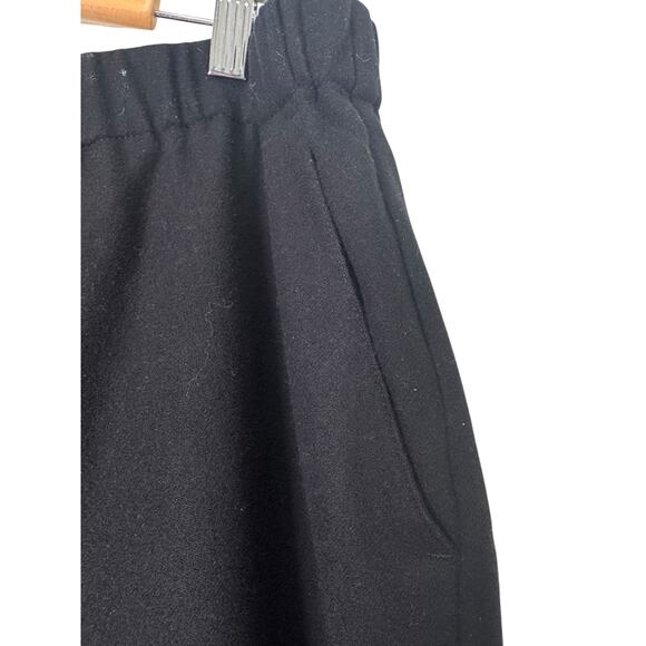 Eileen Fisher WOOL Black Straight Leg Pants - Picture 5 of 8